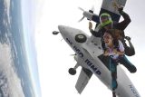 jumping out of a plane